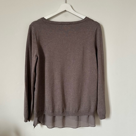 Comma, Lightweight Sweater In Cappuccino Size EU 42 L - Picture 2 of 6